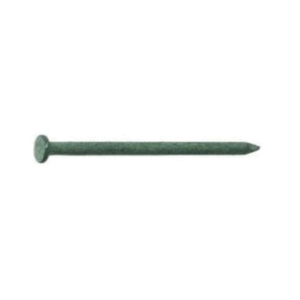 6C1 Common Nail, 6D, 2 in L, Steel, Bright, Flat Head, Smooth Shank, 1 lb