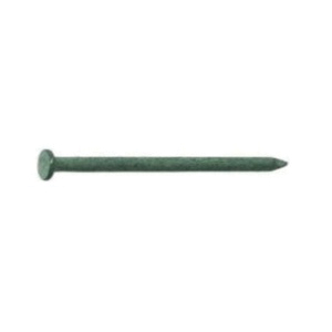 12C1 Common Nail, 12D, 3-1/4 in L, Steel, Bright, Flat Head, Smooth Shank, Silver, 1 lb