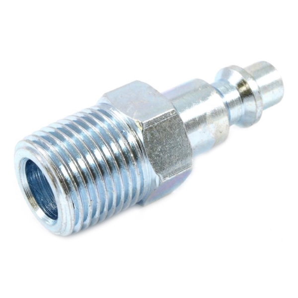 Plug, Forney, 1/4 in D-Style Industrial x 3/8 in MNPT, Steel - 3