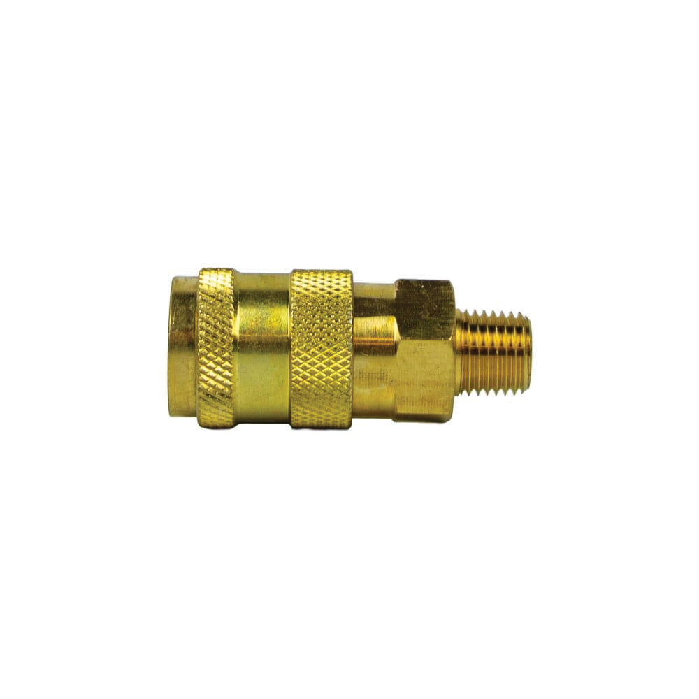 Forney 75526 Coupler, 1/4 in, MNPT, Brass - 4