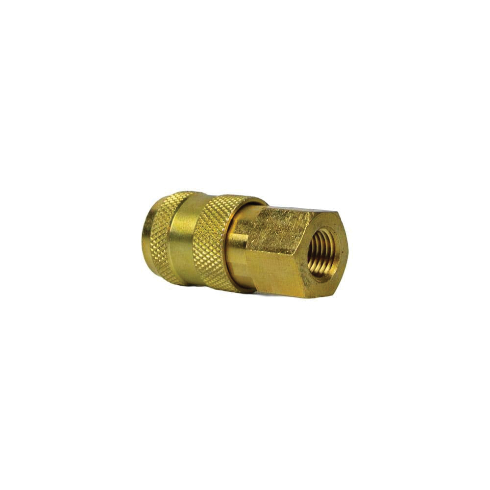 Forney 75527 Coupler, 1/4 in, FNPT, Brass - 5