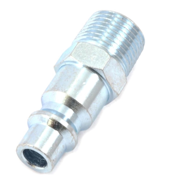 Forney 75307 Air Fitting Plug, 3/8 in, MNPT, Steel - 1