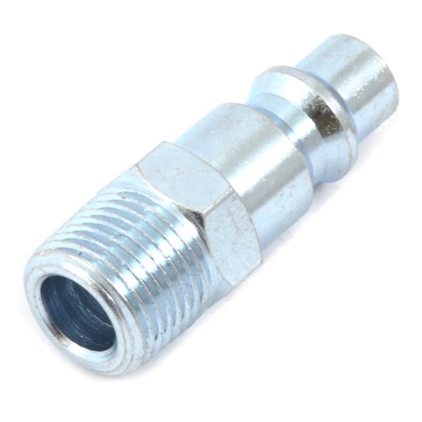 Forney 75307 Air Fitting Plug, 3/8 in, MNPT, Steel - 3