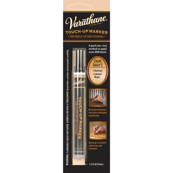 215354 Touch Up Marker, Liquid, Chestnut/Colonial Maple, 2.4 oz