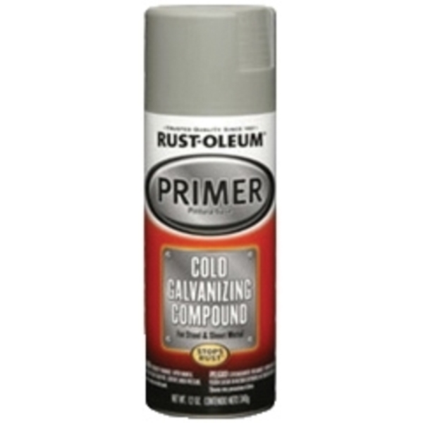 Rust-Oleum 249324 Spray Paint, 12 oz, Aerosol Can, Gray - 1