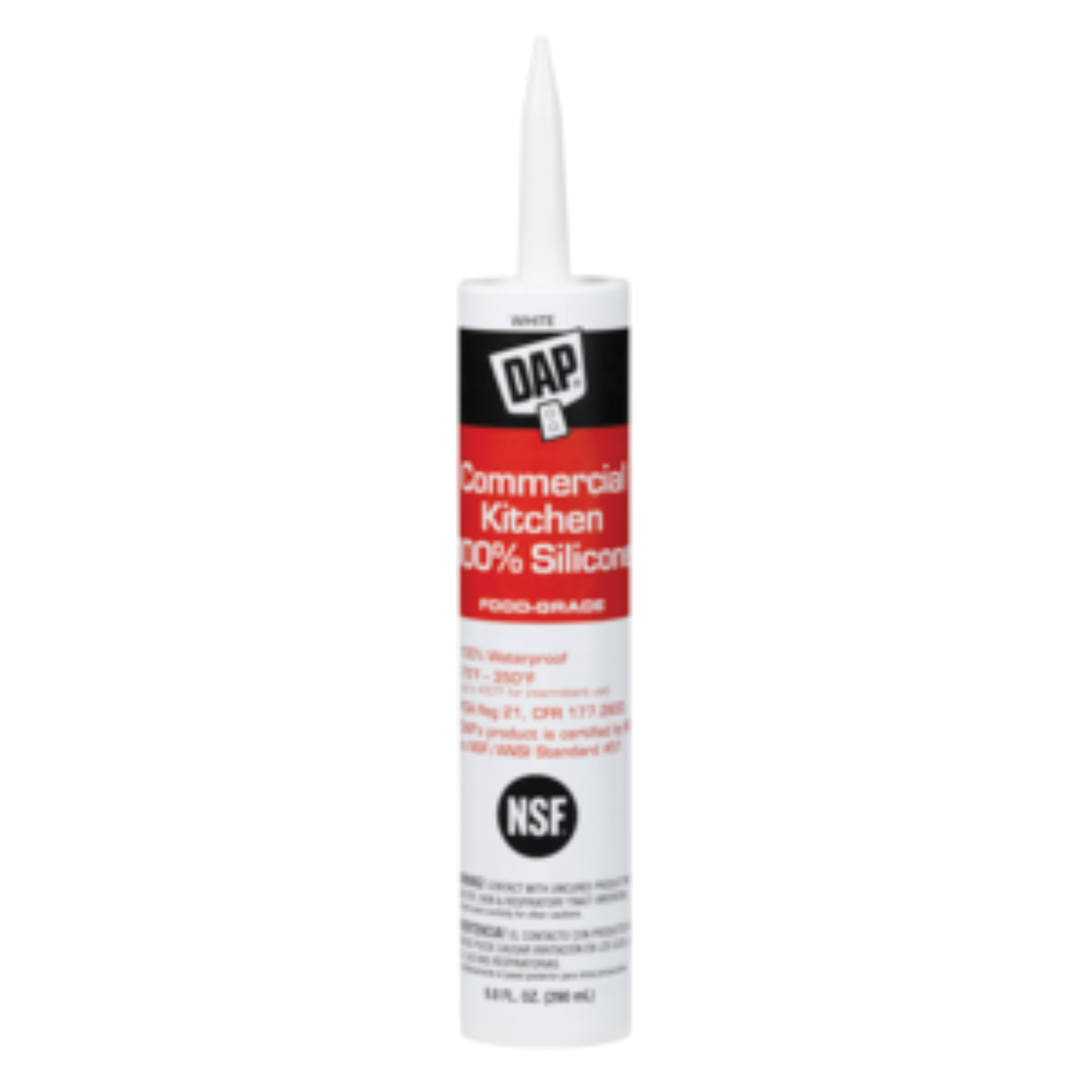 08656 Sealant, White, 24 hr Curing, -35 to 140 deg F, 9.8 fl-oz Cartridge