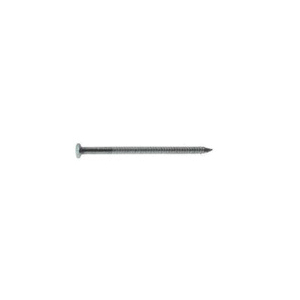 8HGC1 Common Nail, 8D, 2-1/2 in L, Steel, Galvanized, Flat Head, Smooth Shank, Gray, 1 lb