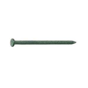 60C Common Nail, 60D, 6 in L, Steel, Bright, Flat Head, Smooth Shank, 50 lb
