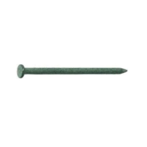 10C1 Common Nail, 10D, 3 in L, Steel, Bright, Flat Head, Smooth Shank, 1 lb