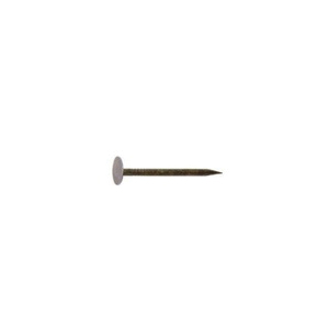 158PCDW1 Drywall Nail, 1-5/8 in L, Steel, Black Phosphate, Cupped Head, Smooth Shank, Gray, 1 lb