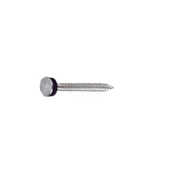 134HGNEO1 Roofing Nail, 1-3/4 in L, Flat Head, Steel