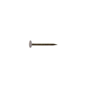 138PCDW1 Drywall Nail, 1-3/8 in L, Steel, Black Phosphate, Cupped Saucer Head, Smooth Shank, Gray, 1 lb