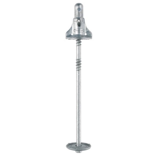 Structural Screw and Nut, Fastenmaster, Thrulok, 6-1/4 in L, Hex Cap Washer Head, Galvanized Coating, 24 pk - 3