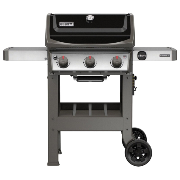 Weber Spirit II E-310 Series 45010001 Gas Grill, 30,000 Btu/hr BTU, Liquid Propane, 3-Burner, Smoker Included: No