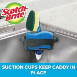 Scotch-Brite CTH-NS Non-Scratch Sponge, 1.35 in L, 4.38 in W, Black