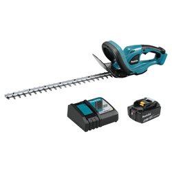 XHU02M1 Hedge Trimmer Kit, Battery Included, 4 Ah, 18 V, Lithium-Ion, 22 in Blade, Soft-Grip Handle