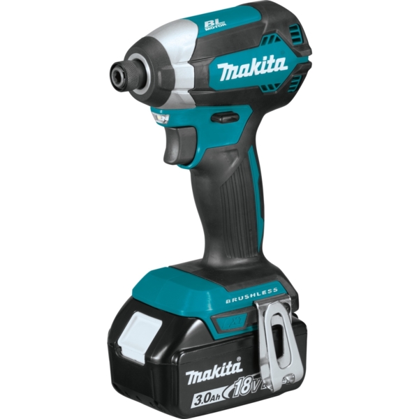 Makita XDT131 Impact Driver Kit, Battery Included, 18 V, 3 Ah, 1/4 in Drive, Hex Drive, 0 to 3600 ipm - 2