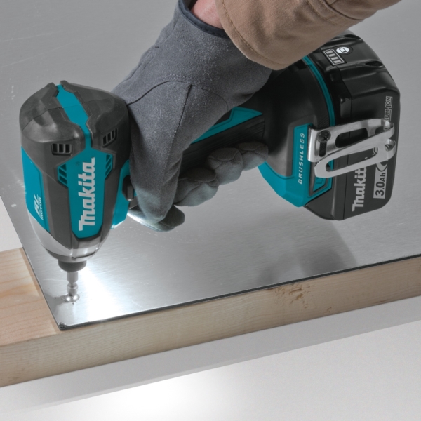 Makita XDT131 Impact Driver Kit, Battery Included, 18 V, 3 Ah, 1/4 in Drive, Hex Drive, 0 to 3600 ipm - 4