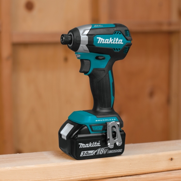 Makita XDT131 Impact Driver Kit, Battery Included, 18 V, 3 Ah, 1/4 in Drive, Hex Drive, 0 to 3600 ipm - 5