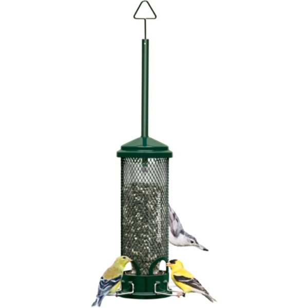 Squirrel Buster Mini 1055 Wild Bird Feeder, 12.38 in H, 1.3 lb, Metal/Plastic - 1