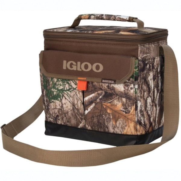 Igloo Realtree Series 64638 Cooler Bag, 10-3/4 in L, 6-3/4 in W, 12 Cans Capacity, Plastic, Camouflage, Zipper Closure - 2