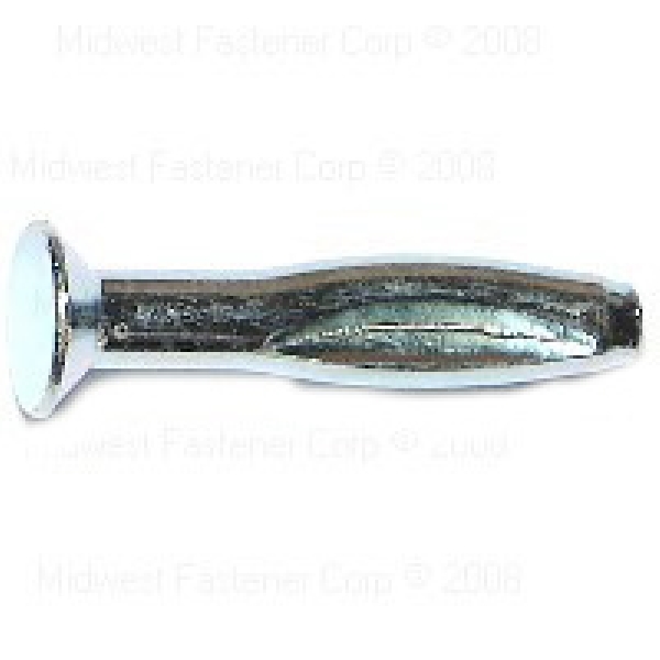 09190 Pin Anchor, 1/4 in Dia, 1-1/2 in L, Zinc