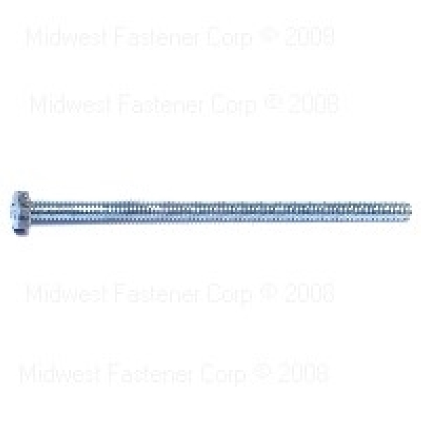 85336 Hex Bolt, 1/4-20 Thread, 5 in OAL, 2 Grade, Steel, Zinc, SAE Measuring, Coarse Thread, 8/PK