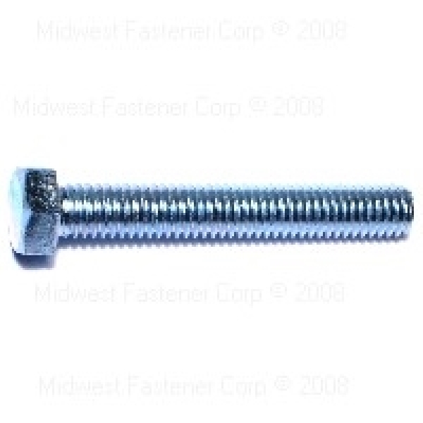 85353 Hex Bolt, 3/8-16 Thread, 2-1/2 in OAL, 2 Grade, Steel, Zinc, SAE Measuring, Coarse Thread, 6/PK