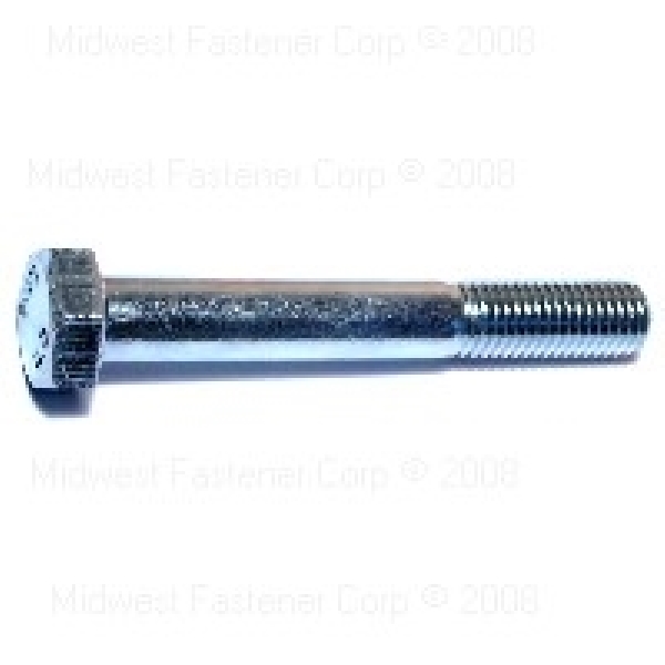 85992 Hex Cap Screw, M14-2 Thread, 10 mm OAL, 8.8 Grade, Steel, Zinc, Metric Measuring, Coarse Thread