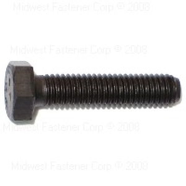 87864 Hex Cap Screw, M8-1.25 Thread, 35 mm OAL, 10.9 Grade, Steel, Metric Measuring, Coarse Thread