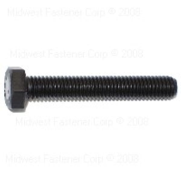 87866 Hex Cap Screw, M8-1.25 Thread, 50 mm OAL, 10.9 Grade, Steel, Metric Measuring, Coarse Thread