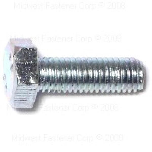 87877 Hex Cap Screw, M10-1.5 Thread, 30 mm OAL, 10.9 Grade, Steel, Metric Measuring, Coarse Thread