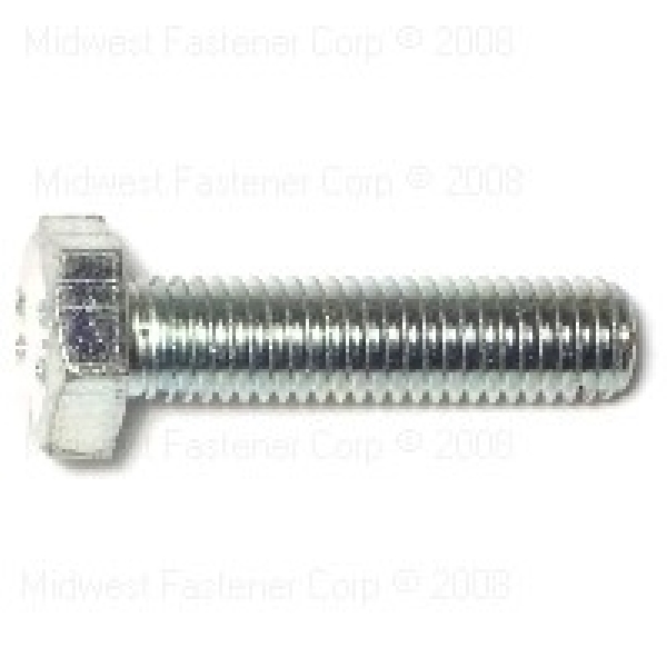 87879 Hex Cap Screw, M10-1.5 Thread, 40 mm OAL, 10.9 Grade, Steel, Metric Measuring, Coarse Thread