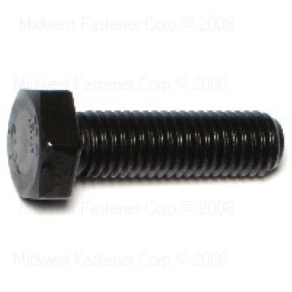 87889 Hex Cap Screw, M12-1.75 Thread, 40 mm OAL, 10.9 Grade, Steel, Metric Measuring, Coarse Thread