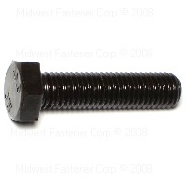 87890 Hex Cap Screw, M12-1.75 Thread, 50 mm OAL, 10.9 Grade, Steel, Metric Measuring, Coarse Thread