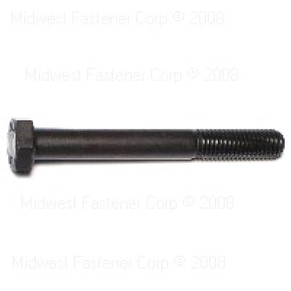 87896 Hex Cap Screw, M12-1.75 Thread, 100 mm OAL, 10.9 Grade, Steel, Metric Measuring, Coarse Thread