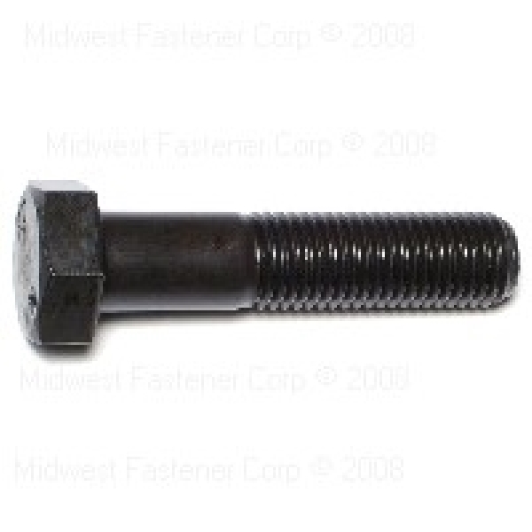 88003 Hex Cap Screw, M16-2 Thread, 70 mm OAL, 10.9 Grade, Steel, Metric Measuring, Coarse Thread