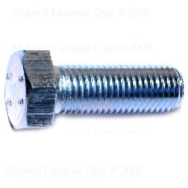 85993 Hex Cap Screw, M16-2 Thread, 45 mm OAL, Steel, Zinc, Coarse Thread