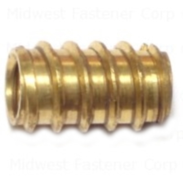 84376 Wood Insert, 3/8-16 Thread, Brass