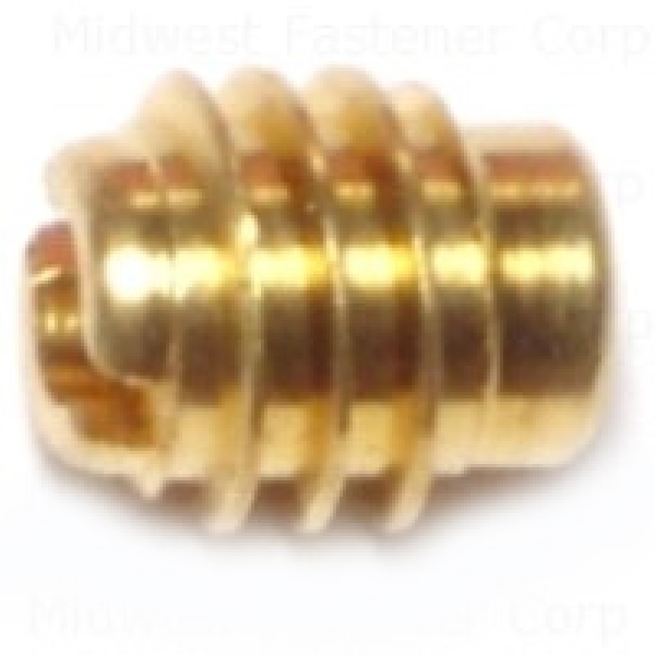 84371 Wood Insert, #6-32 Thread, Brass