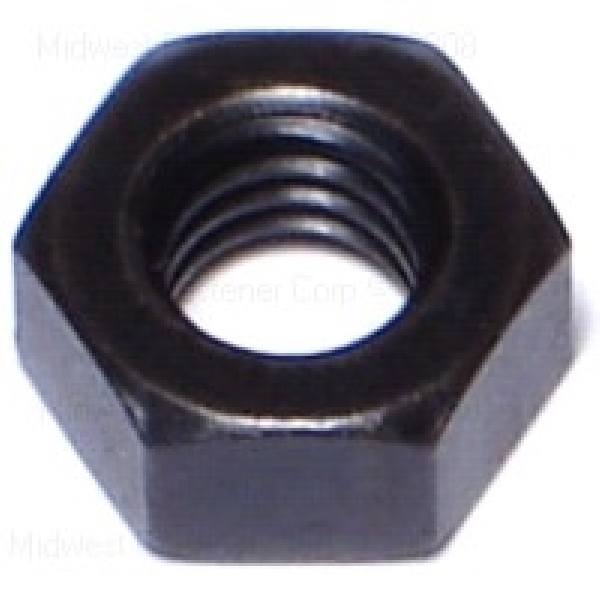 87916 Hex Nut, Coarse Thread, 6-1 Thread, Steel, Black Phosphate, 10 Grade, 16/PK