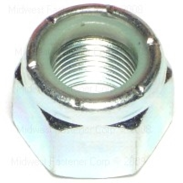 Midwest Fastener 80284 Lock Nut with Nylon Insert, Fine T