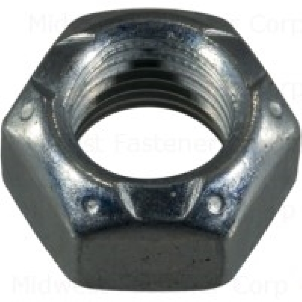 83103 Lock Nut, Fine Thread, 3/8-24 Thread, Steel, Zinc, 2 Grade