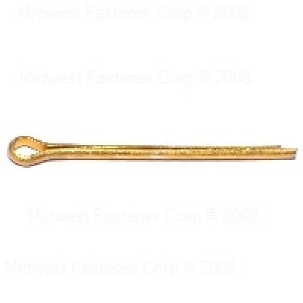 80726 Cotter Pin, 2 in L, Brass