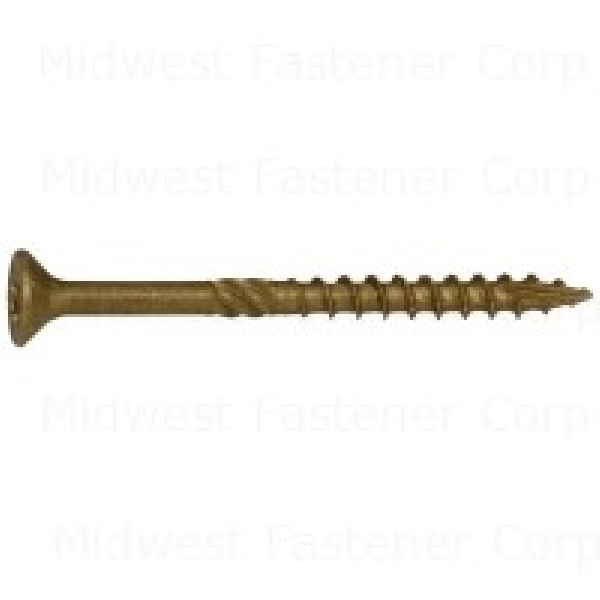 51173 Deck Screw, #9 Thread, 2-1/4 in L, XL1500-Coated, 113 PK