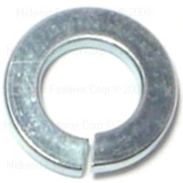 87933 Lock Washer, 8 mm ID, 14.8 mm OD, 2 mm Thick, Steel, Plain, 10 Grade