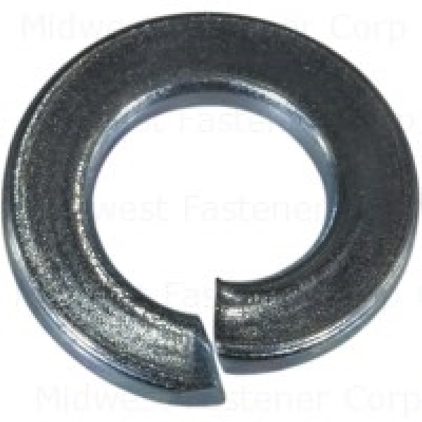 81483 Split Lock Washer, 6 mm ID, 11.8 mm OD, 1.6 mm Thick, Steel, Zinc, 8 Grade