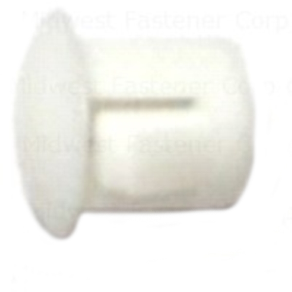 84492 Hole Plug, 1/4 in Dia, Nylon, White, 20/PK