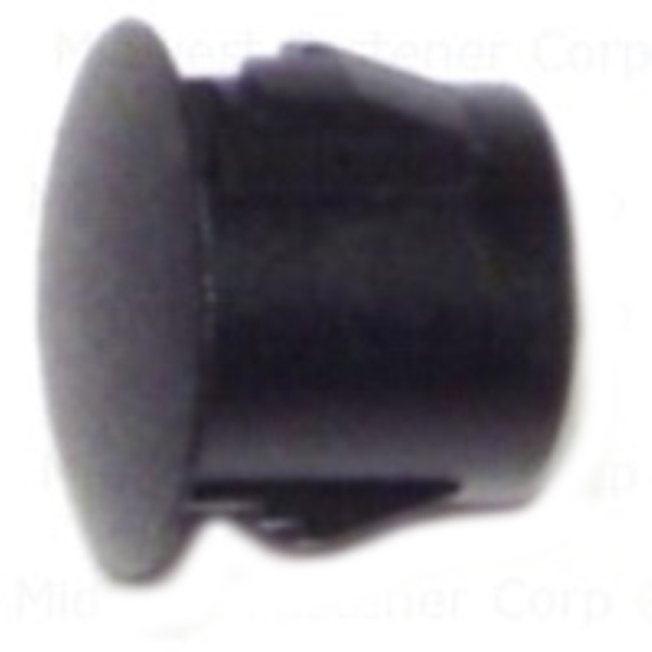 84494 Hole Plug, 3/8 in Dia, Nylon, Black, 16/PK