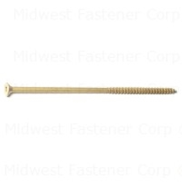 51179 Deck Screw, #12 Thread, 6 in L, T25 Drive Size, Steel, Star Drive, 25 PK, Tan